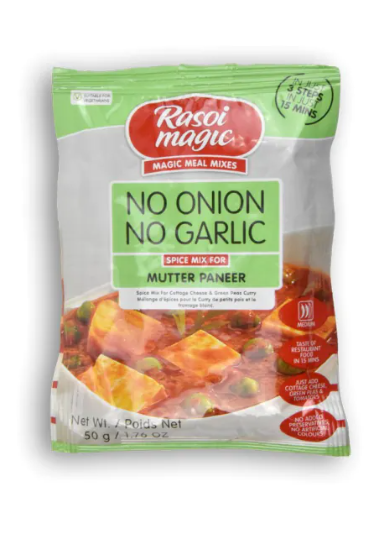 RASOI MAGIC Mutter Paneer No Onion No Garlic 1.76 OZ